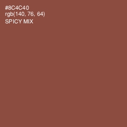 #8C4C40 - Spicy Mix Color Image